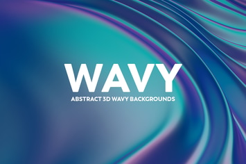 Abstract 3D Wavy Backgrounds