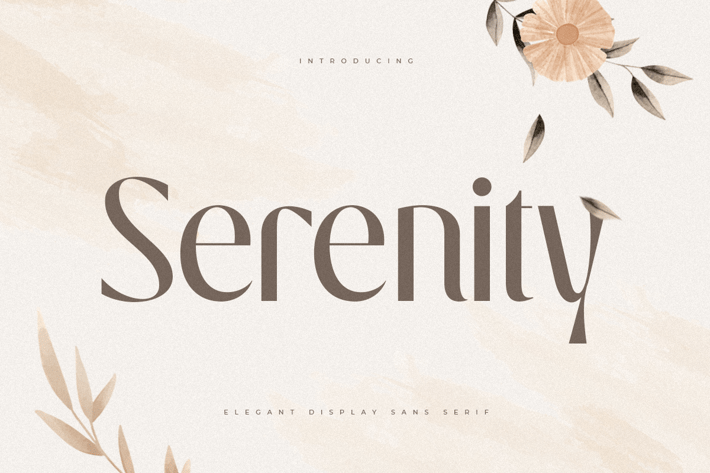 Serenity - Luxury Elegant Beauty Font