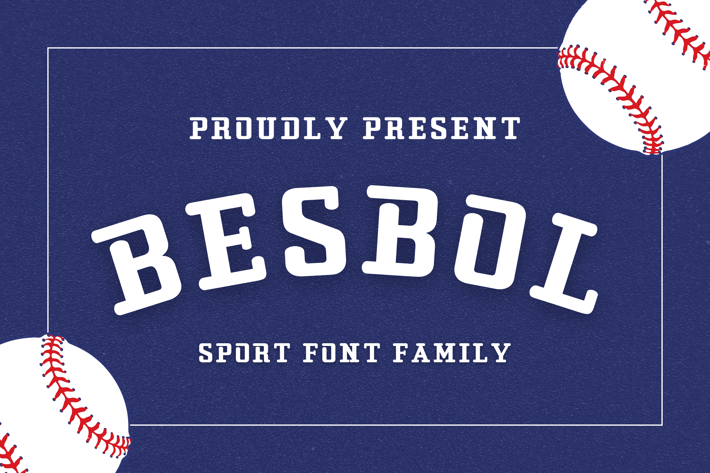 Besbol Display Font Family