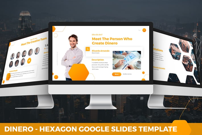 Dinero - Hexagon Google Slides Template