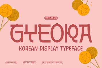Gyeora - 4 Korean Display Typeface