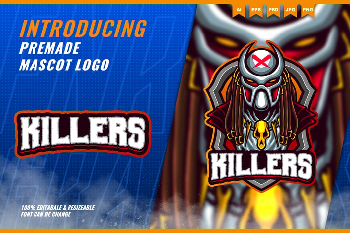 Silent Killers - Mascot Esport Logo Template