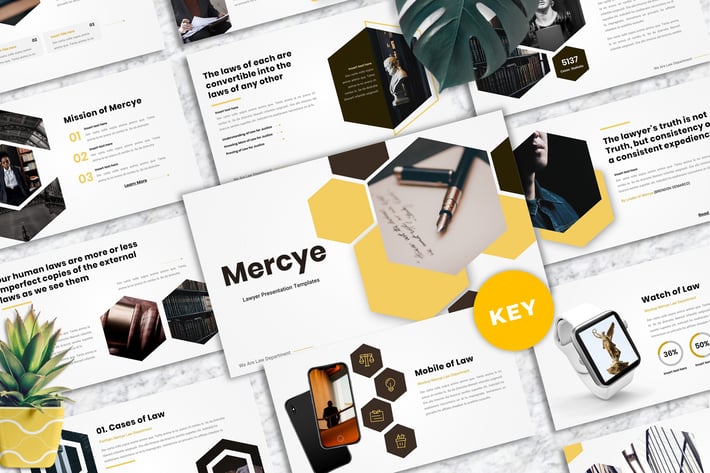 Mercye - Lawyer Keynote Templates