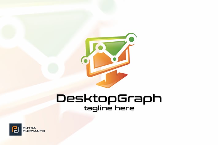 Desktop Graph - Logo Template