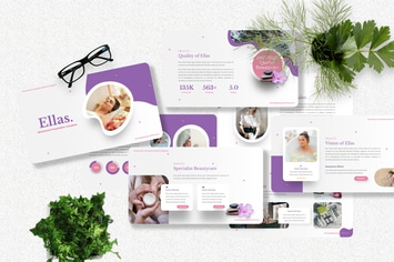 Ellas - Beauty Care Powerpoint Template