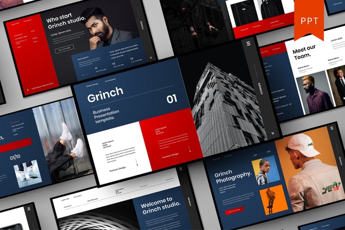 Grinch – Business PowerPoint Template