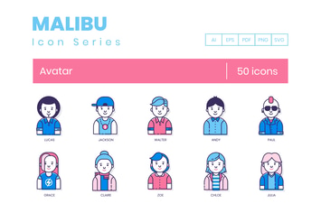 50 Avatar Icons