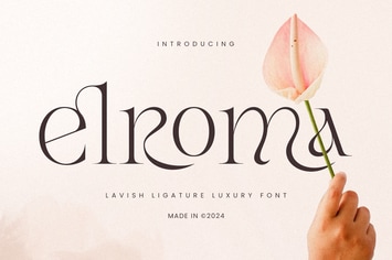 Elroma - Lavish Ligature Luxury Font