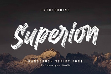 Superion - Brush Font