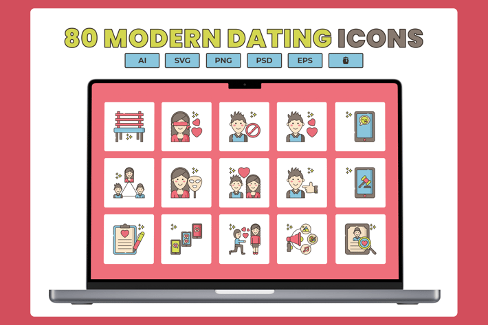 80 Modern Dating Icons