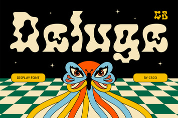 Deluge – Trippy Font