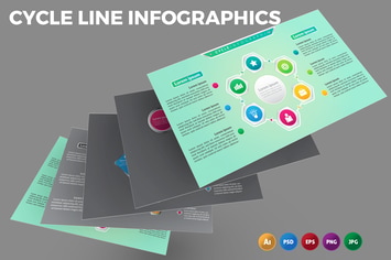 Cycle Line – Infographics Design