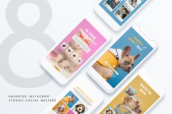 8 Animated Instagram Stories - F