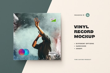 Vinyl Record Mockup