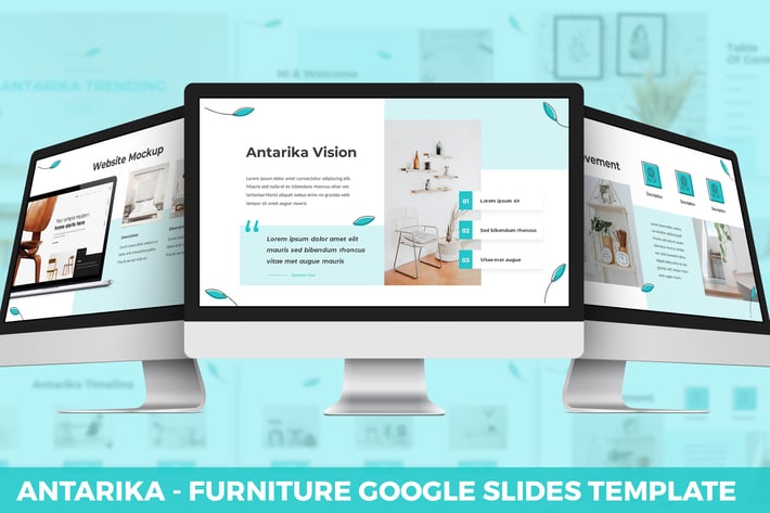 Antarika - Furniture Google Slides Template
