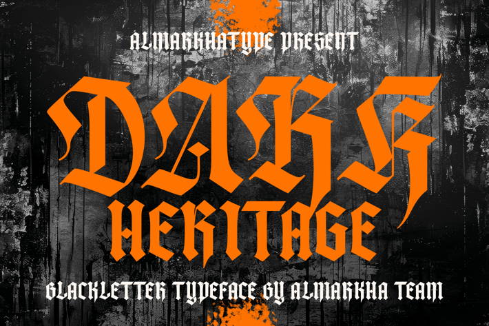 Dark Heritage – Modern Blackletter Style