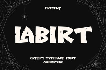 Labirt - Creepy Typeface Font
