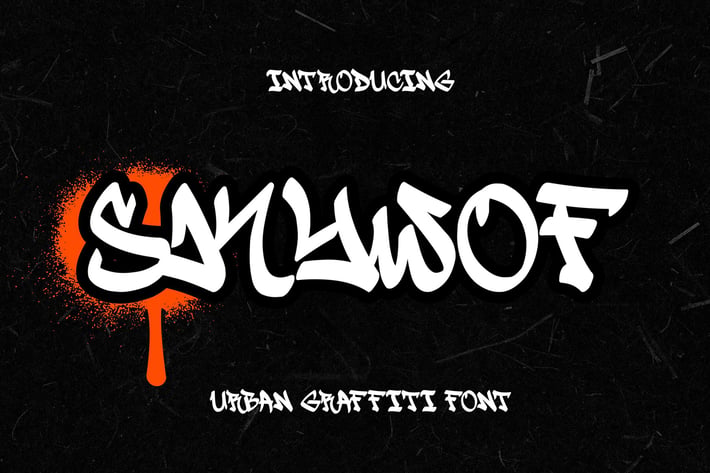 Skywof - Urban Graffiti Font