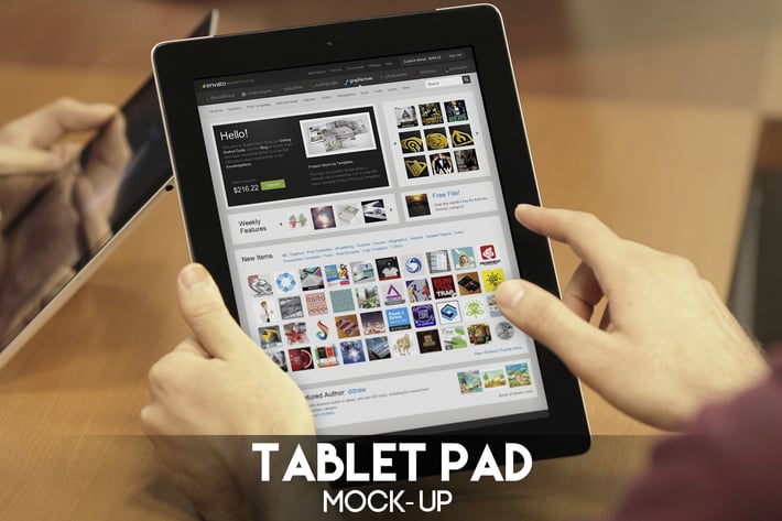 Tablet Pad Mock-Up 