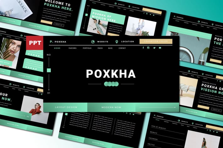 Poxka Powerpoint Template