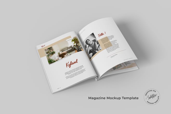Magazine - Mockup Template
