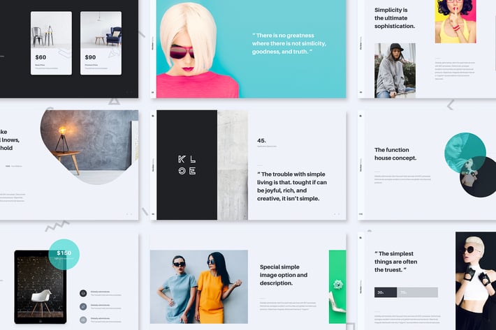 KLOE Minimal & Creative Template (Powerpoint)