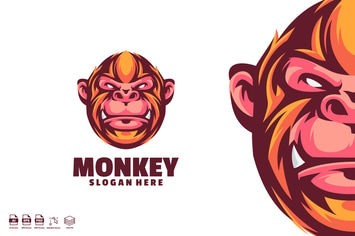 Monkey Logo Template