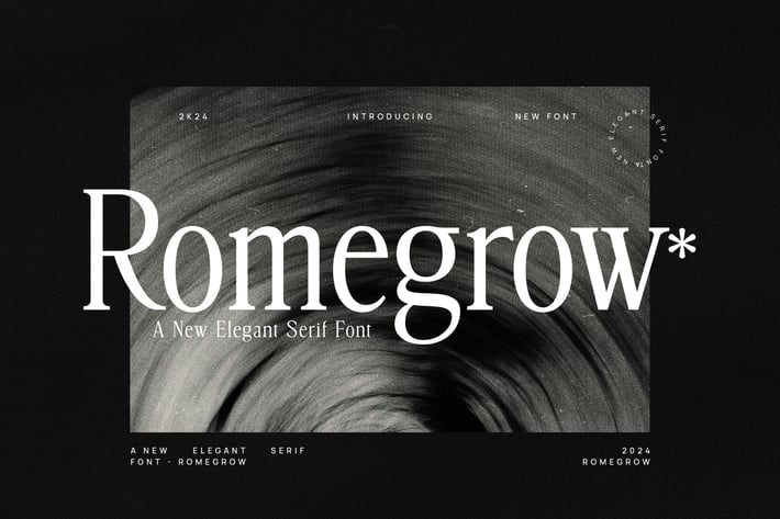 Romegrow - Elegant Serif Font