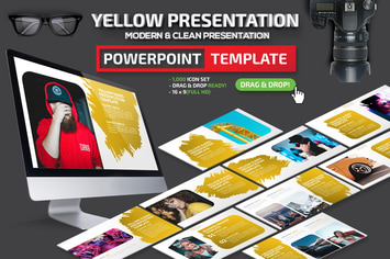 Yellow Powerpoint Presentation Template