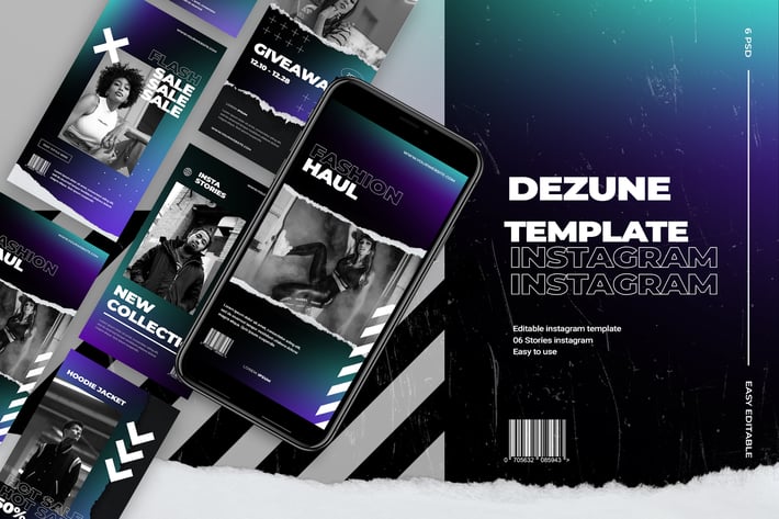 Dezune - Stories Instagram Template
