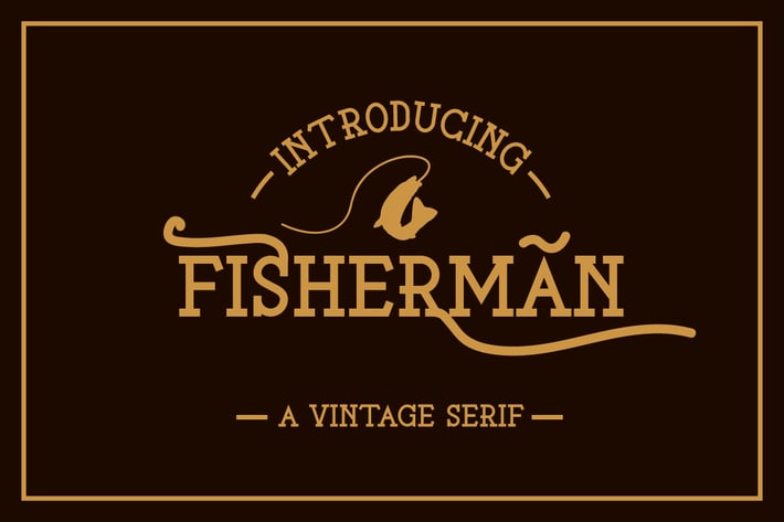 Fisherman - Vintage Font