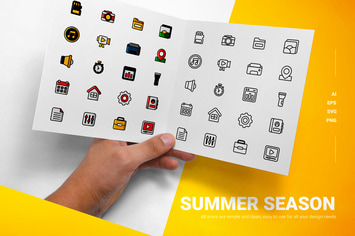 Summer Season - Icons