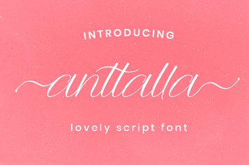 Anttalla - Script Font