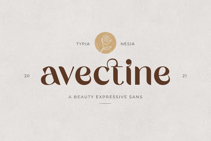 Avectine - Beauty Fancy Expressive Sans Serif Font