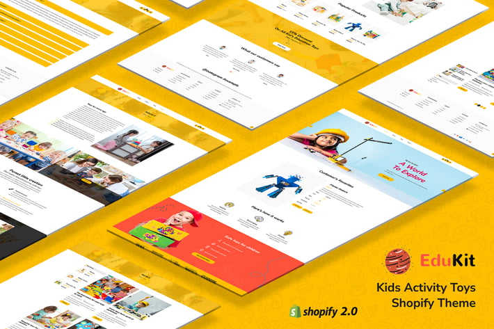  Edukit - Educational Toys Store Shopify Theme 