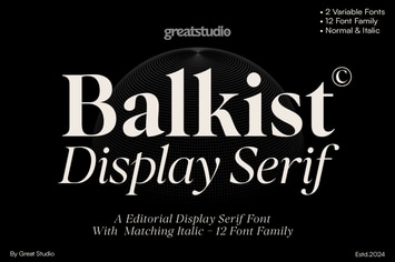 Balkist -  Editorial Serif Family