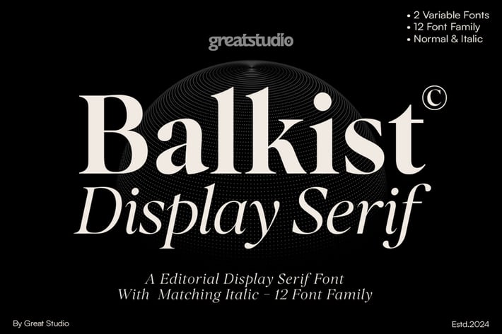 Balkist -  Editorial Serif Family