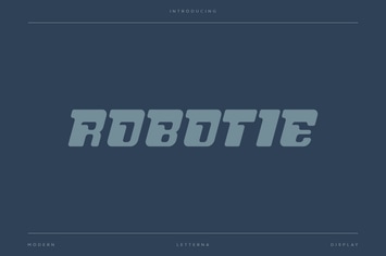 Robotie - Futuristic Font