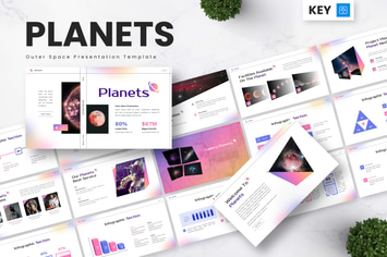 Planets - Outer Space Keynote Templates