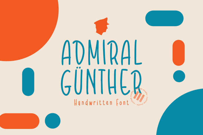 Admiral Günther -  A Playful Monoline Font