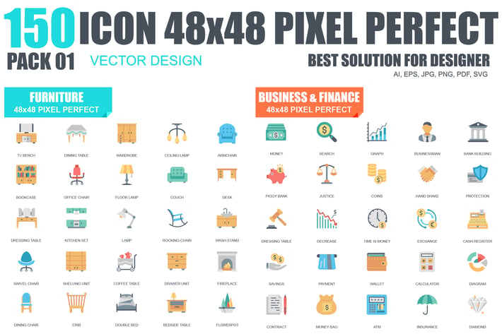 Flat Icons Set