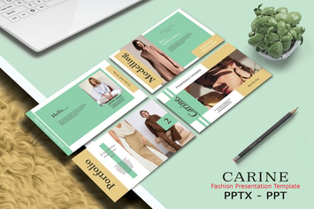 CARINE FASHION - Powerpoint Template