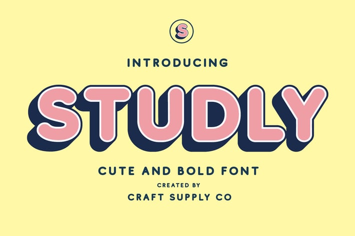 Studly - Layered Font Family