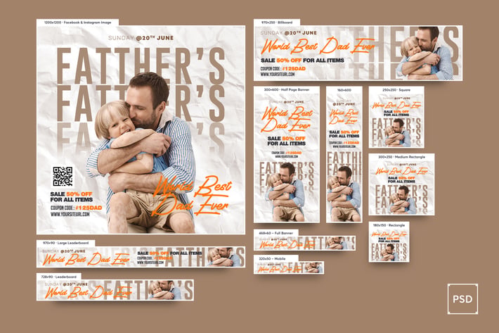 Father's Day Banners Ad
