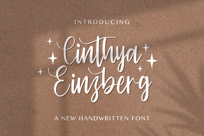 Cinthya Einzberg - Handwritten Font