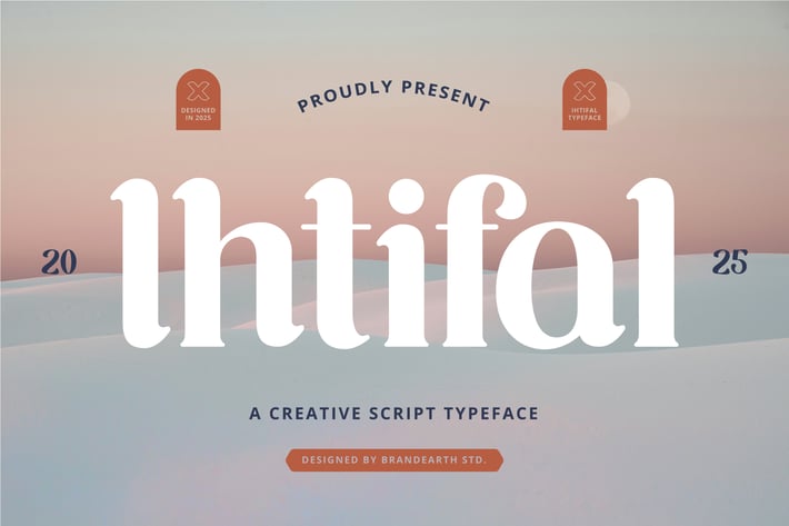 Ihtifal Creative Script Font