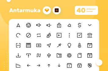 Antarmuka - UI Element Iconset - One  Color 5 