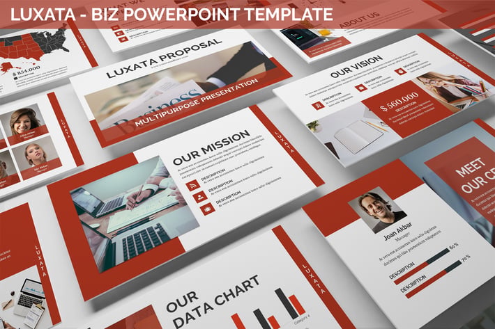 Luxata - Biz Powerpoint Presentation Template