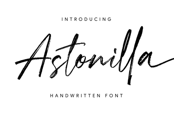 Astonilla - Handwritten Script Font