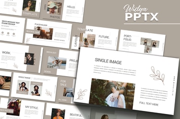 WIDYA  - Fashion Powerpoint Template